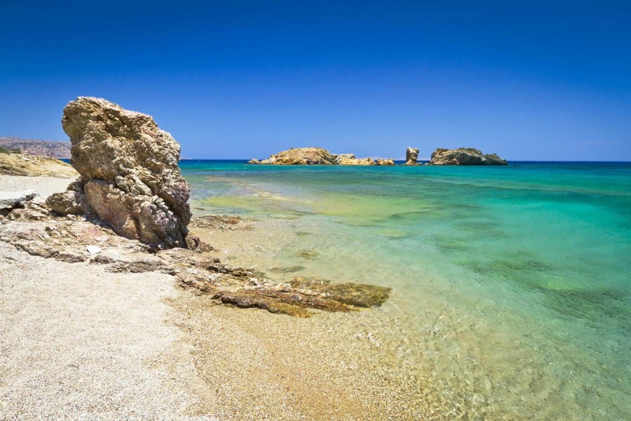 crete beach summmer
