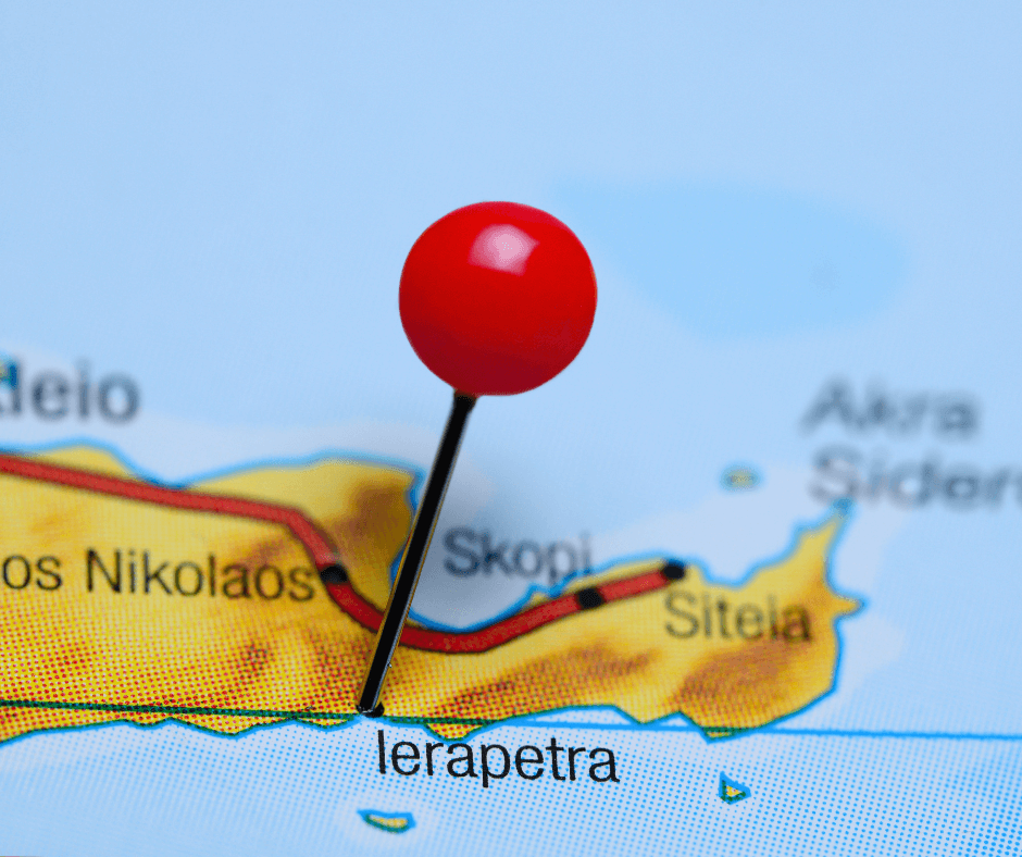 Ierapetra pinned map